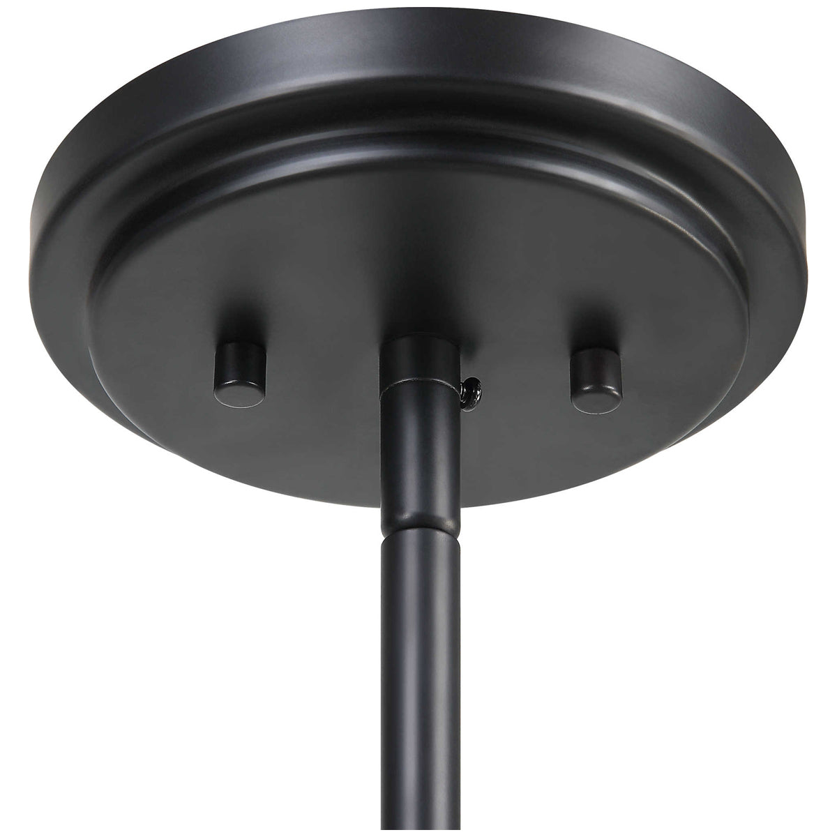 Suspension Uttermost Suva à 4 lumières en corde noire