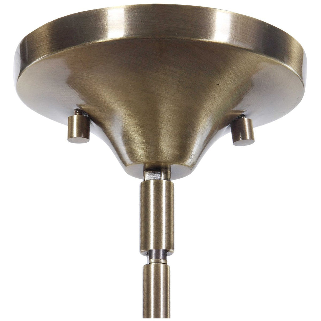 Suspension en verre Uttermost Mendota à 1 lumière
