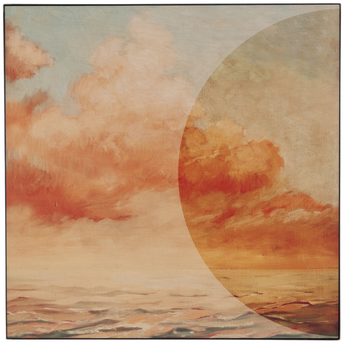 Four Hands Art Studio Sunrise I &amp; II Diptyque par Coup D'esprit