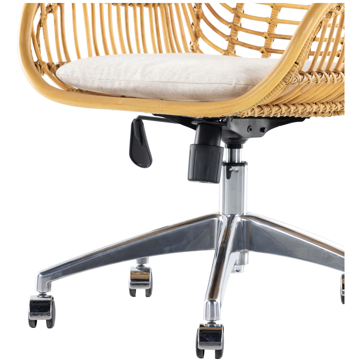 Chaise de bureau Matilda de Four Hands Grass Roots - Rotin miel