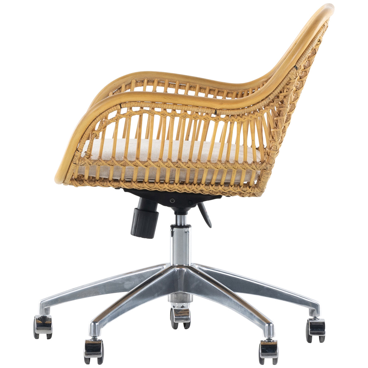 Chaise de bureau Matilda de Four Hands Grass Roots - Rotin miel