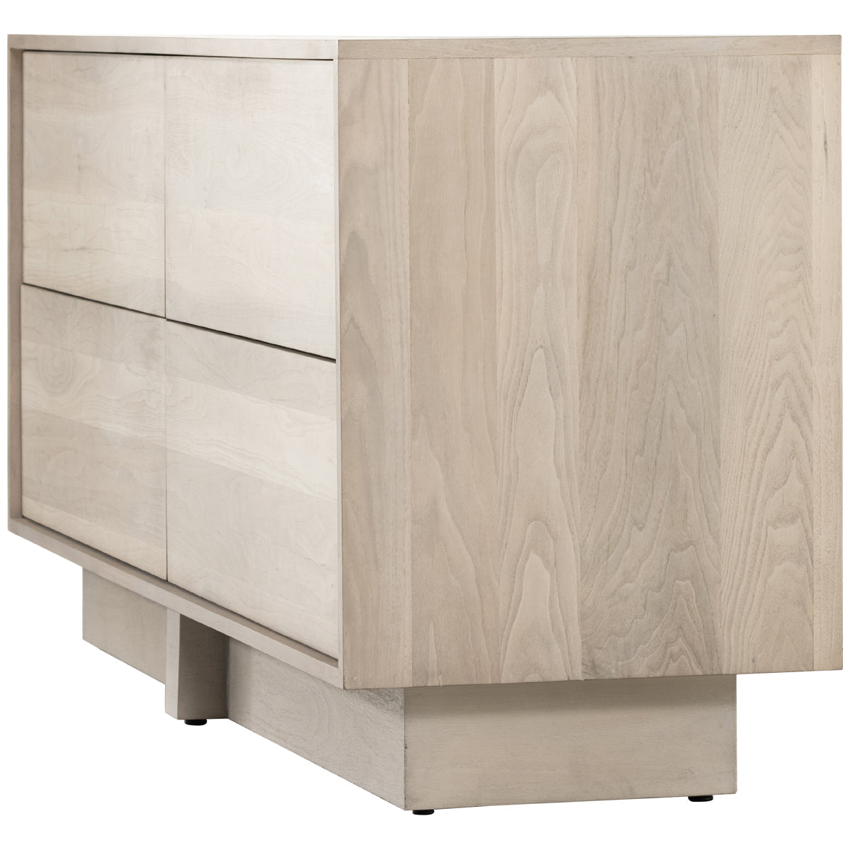 Commode 4 tiroirs Wesson Bodie Four Hands - Noyer cendré