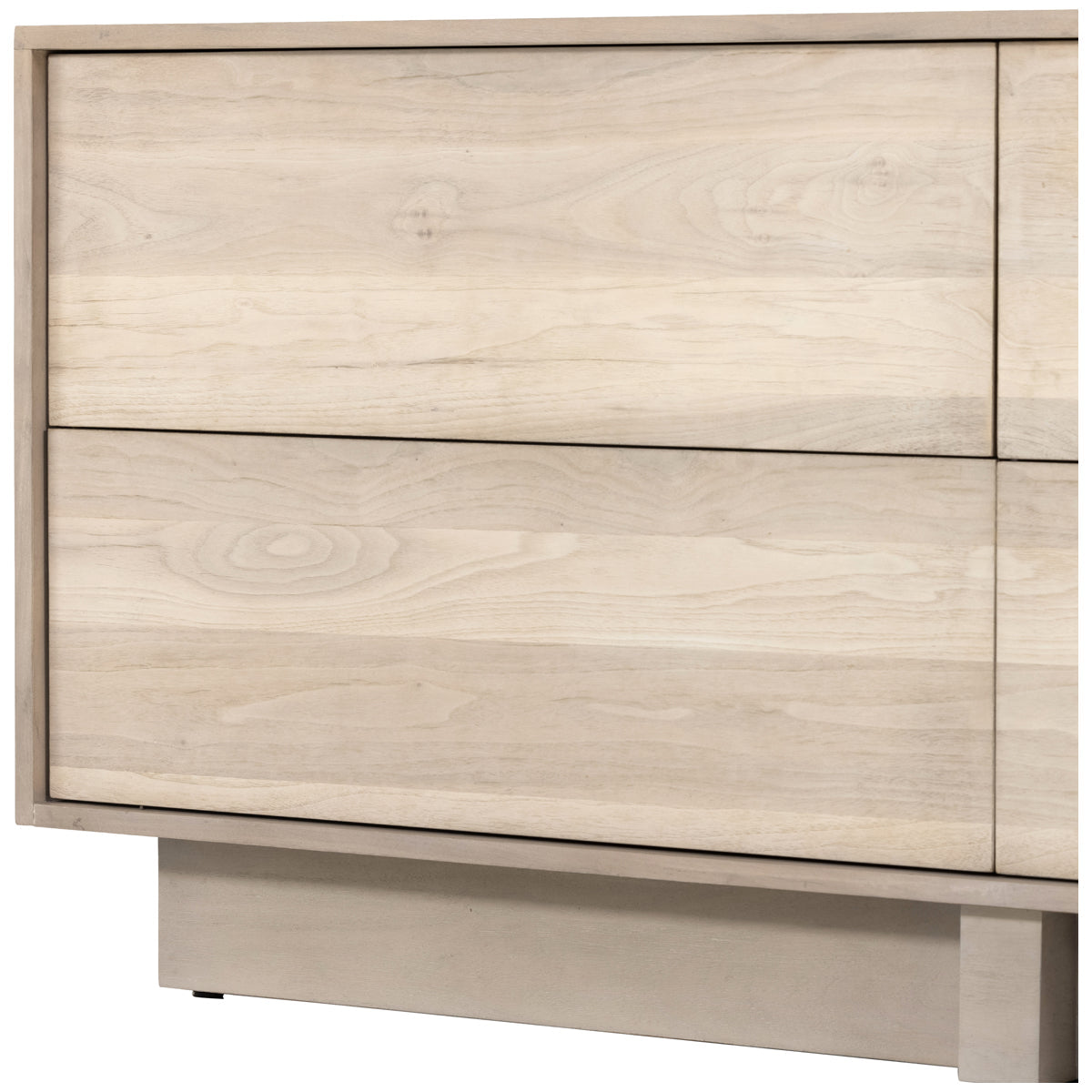 Commode 4 tiroirs Wesson Bodie Four Hands - Noyer cendré