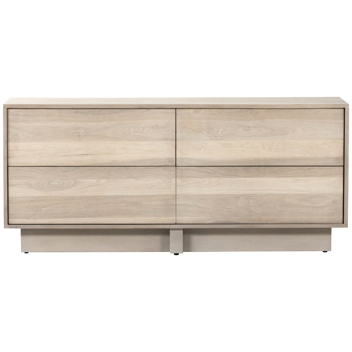 Commode 4 tiroirs Wesson Bodie Four Hands - Noyer cendré