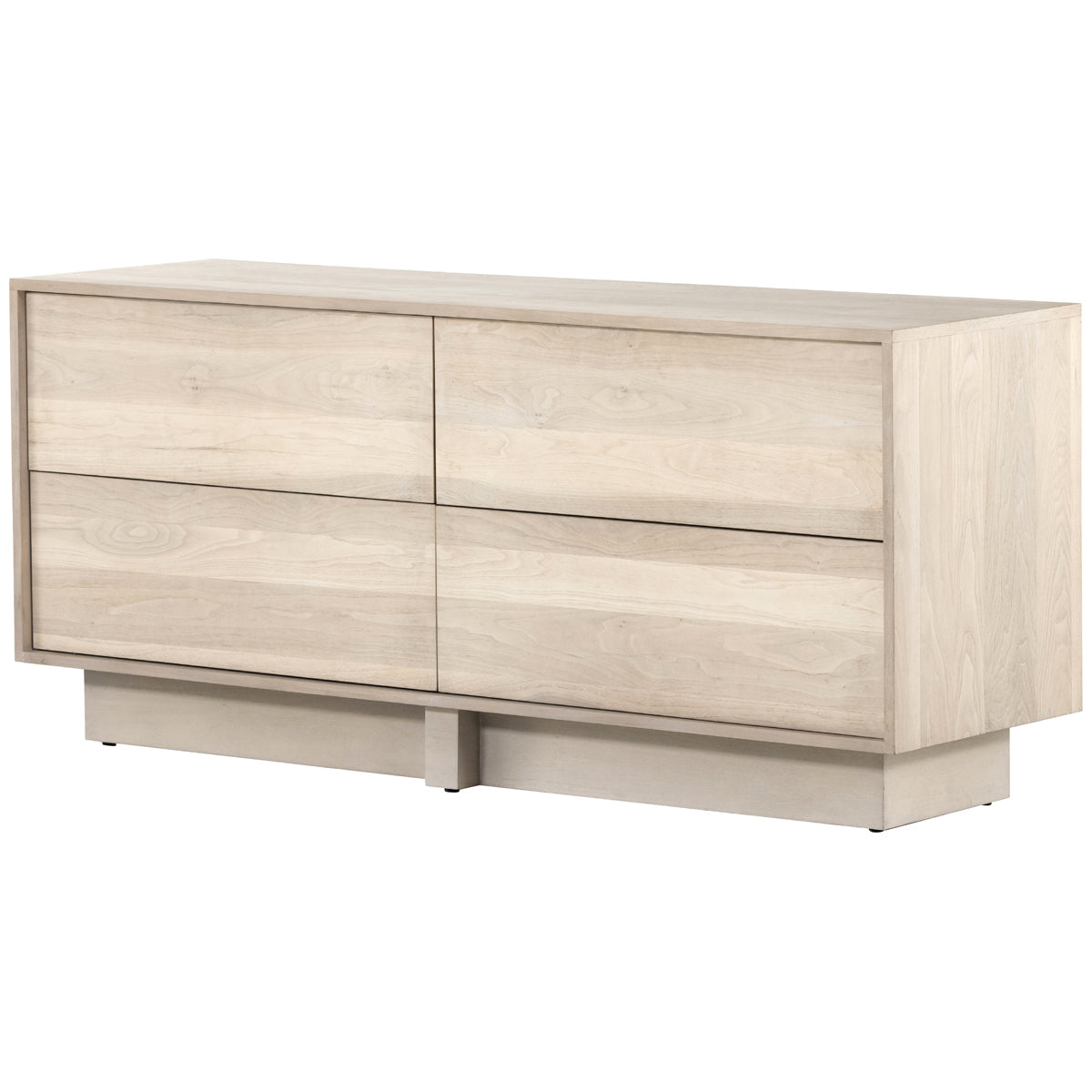 Commode 4 tiroirs Wesson Bodie Four Hands - Noyer cendré