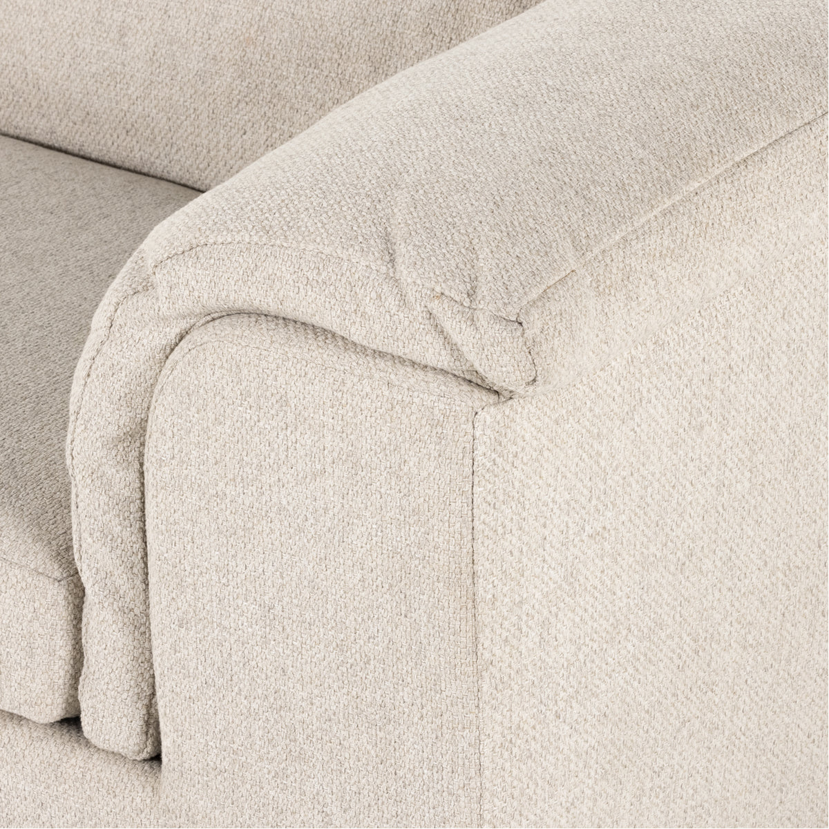 Canapé Jayce Four Hands Atelier 90 pouces en lin Fallon