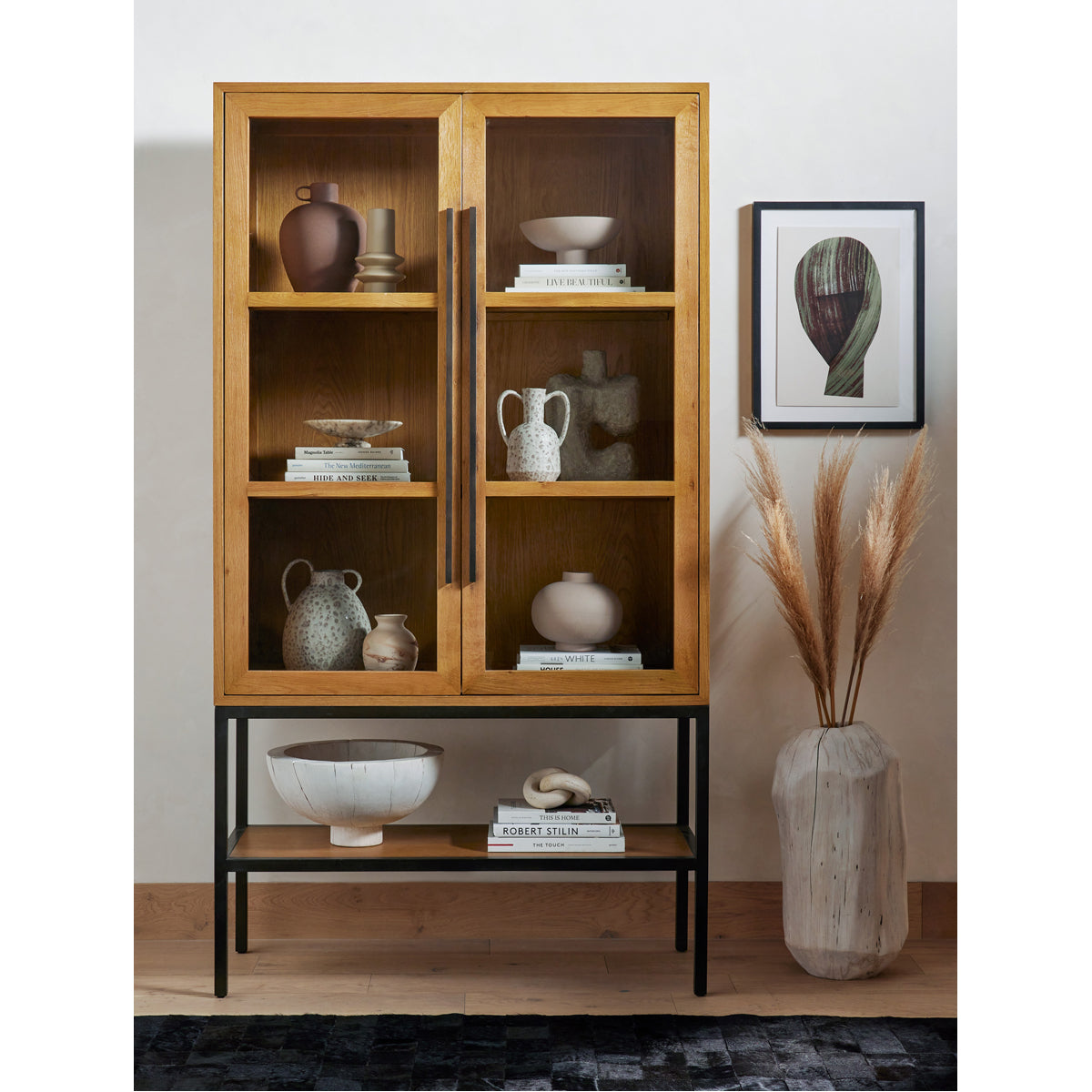 Armoire Four Hands Irondale Isaak - Chêne flotté fumé