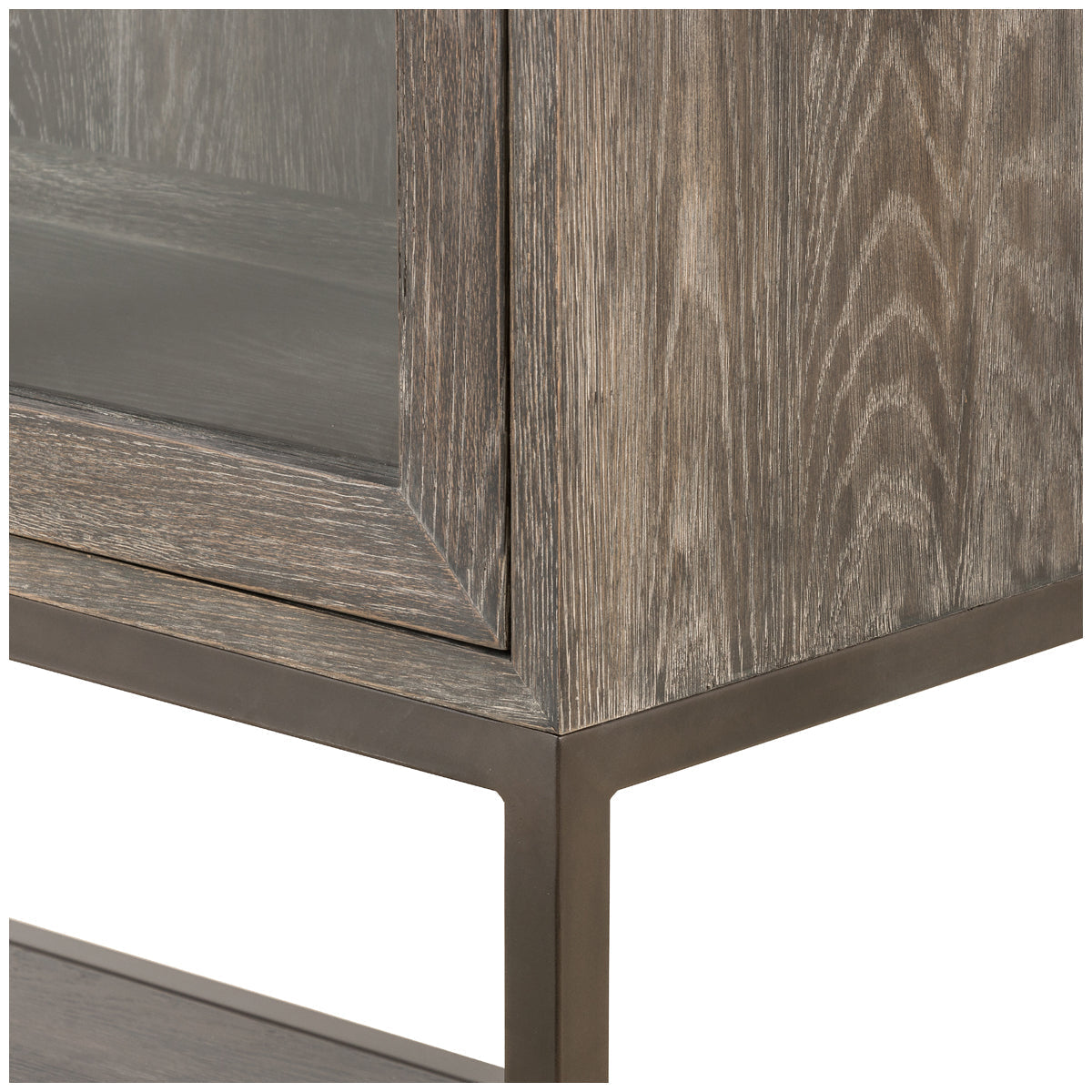 Armoire Four Hands Irondale Isaak - Chêne noir brûlé