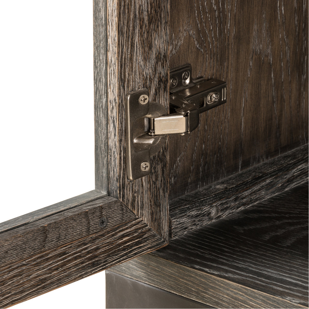Armoire Four Hands Irondale Isaak - Chêne noir brûlé