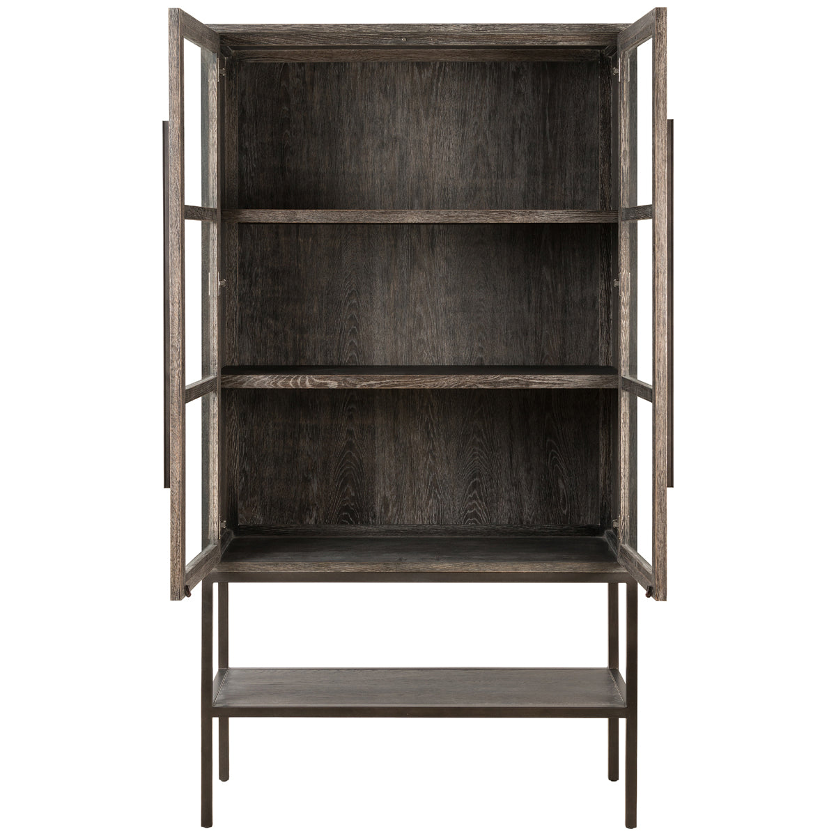 Armoire Four Hands Irondale Isaak - Chêne noir brûlé