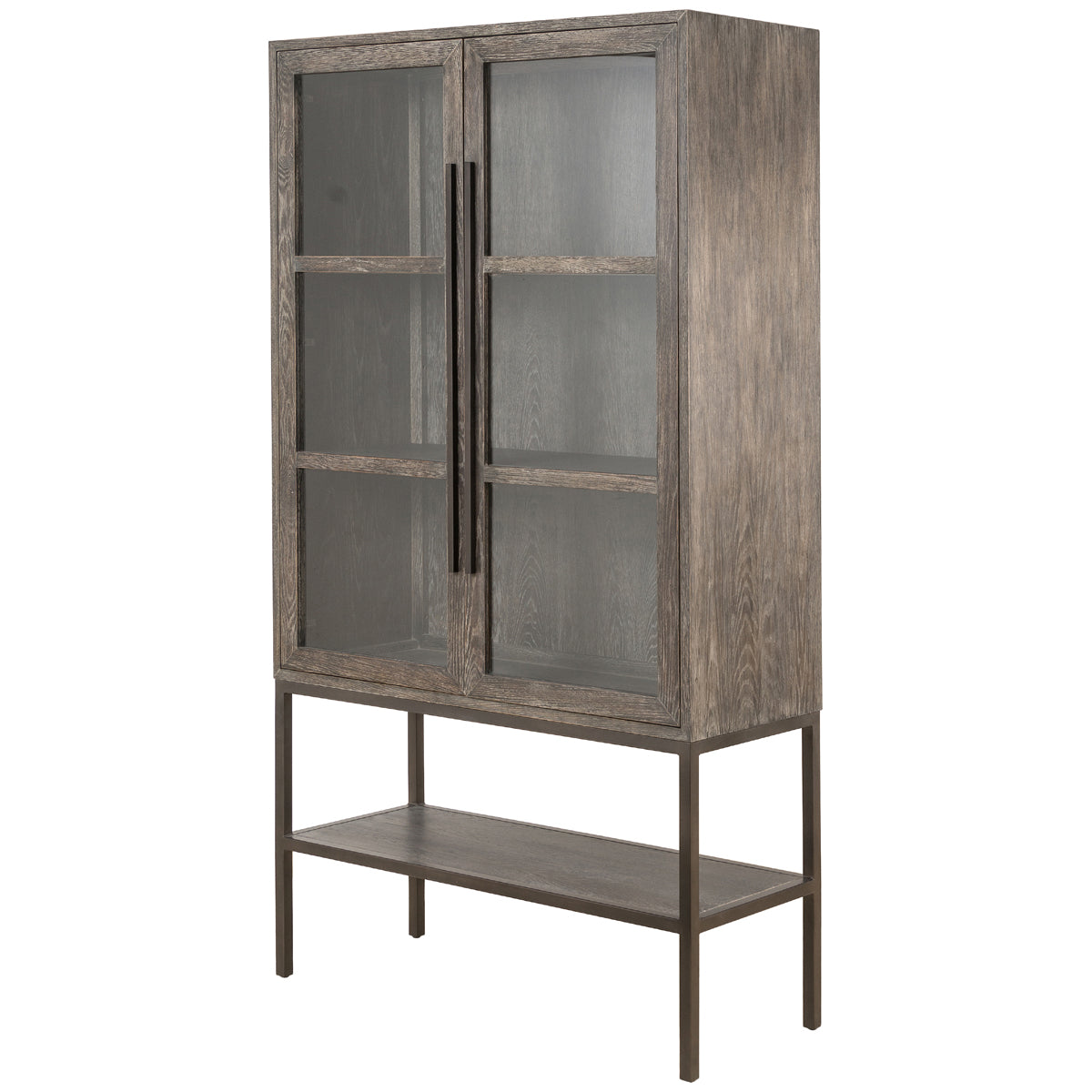 Armoire Four Hands Irondale Isaak - Chêne noir brûlé