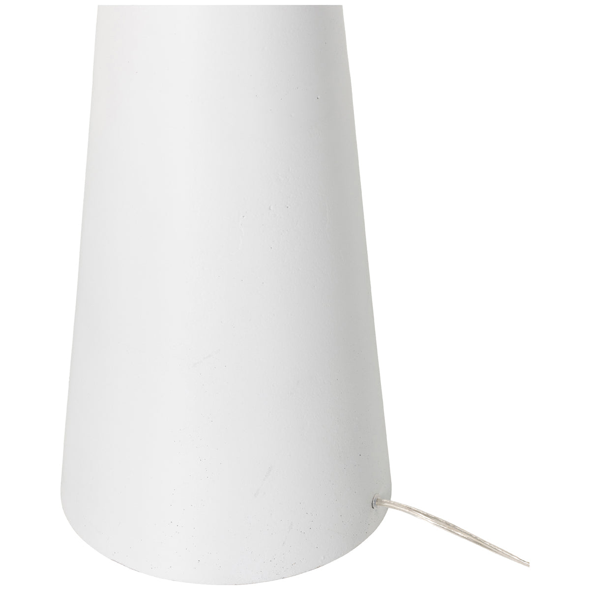 Lampadaire Asher Nour à quatre mains - Fonte d'aluminium blanc mat