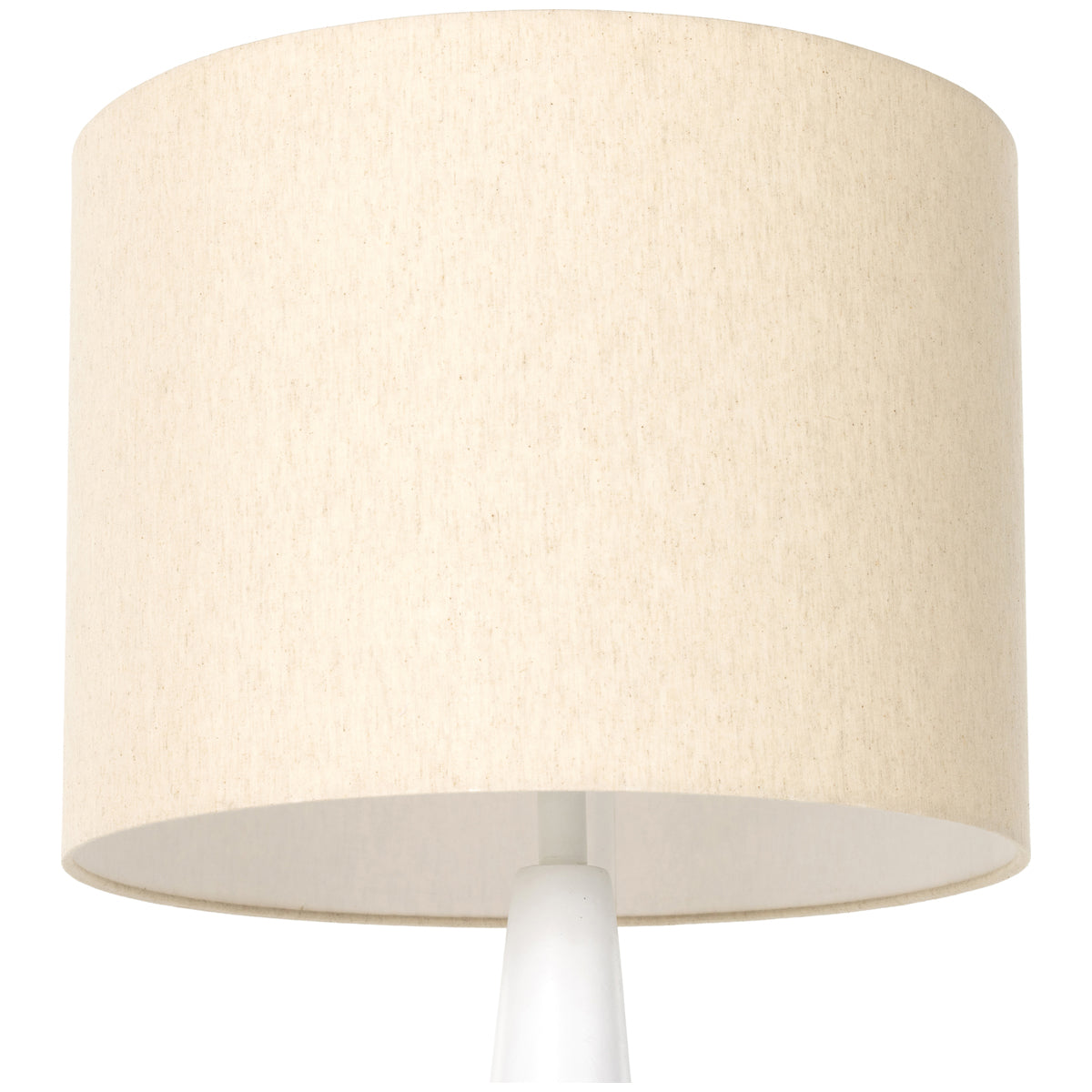 Lampadaire Asher Nour à quatre mains - Fonte d'aluminium blanc mat