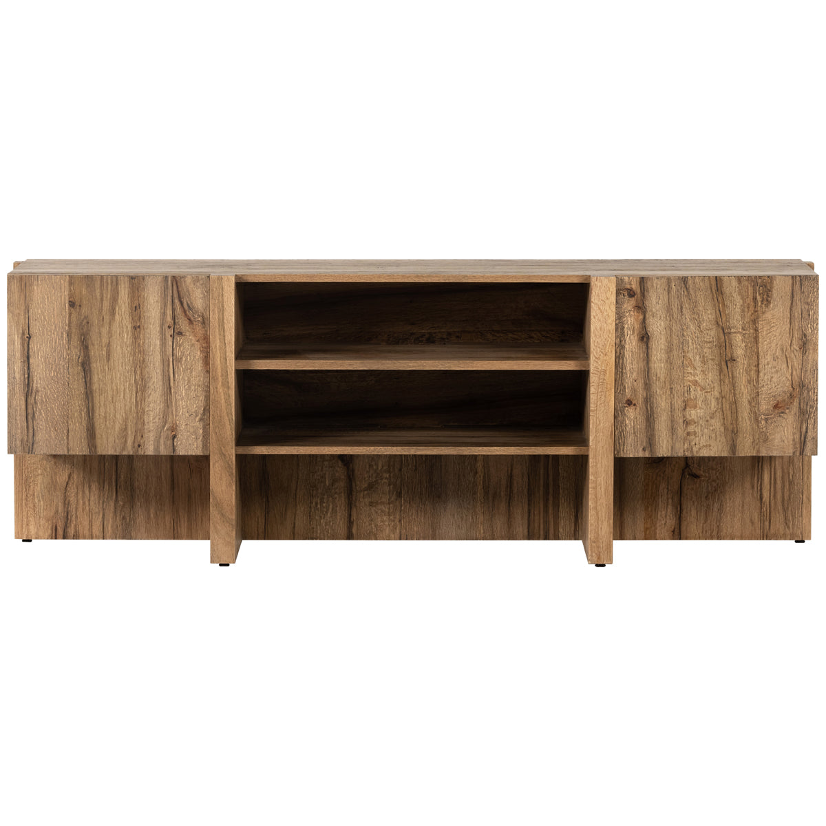 Console multimédia Four Hands Wesson Bingham - Placage chêne rustique