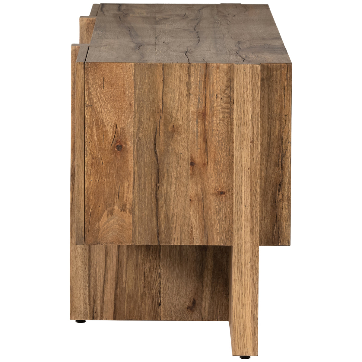 Console multimédia Four Hands Wesson Bingham - Placage chêne rustique