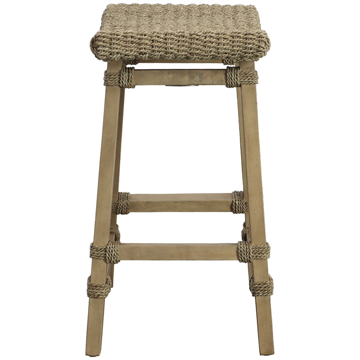 Tabouret de bar en jonc de mer Everglade d'Uttermost