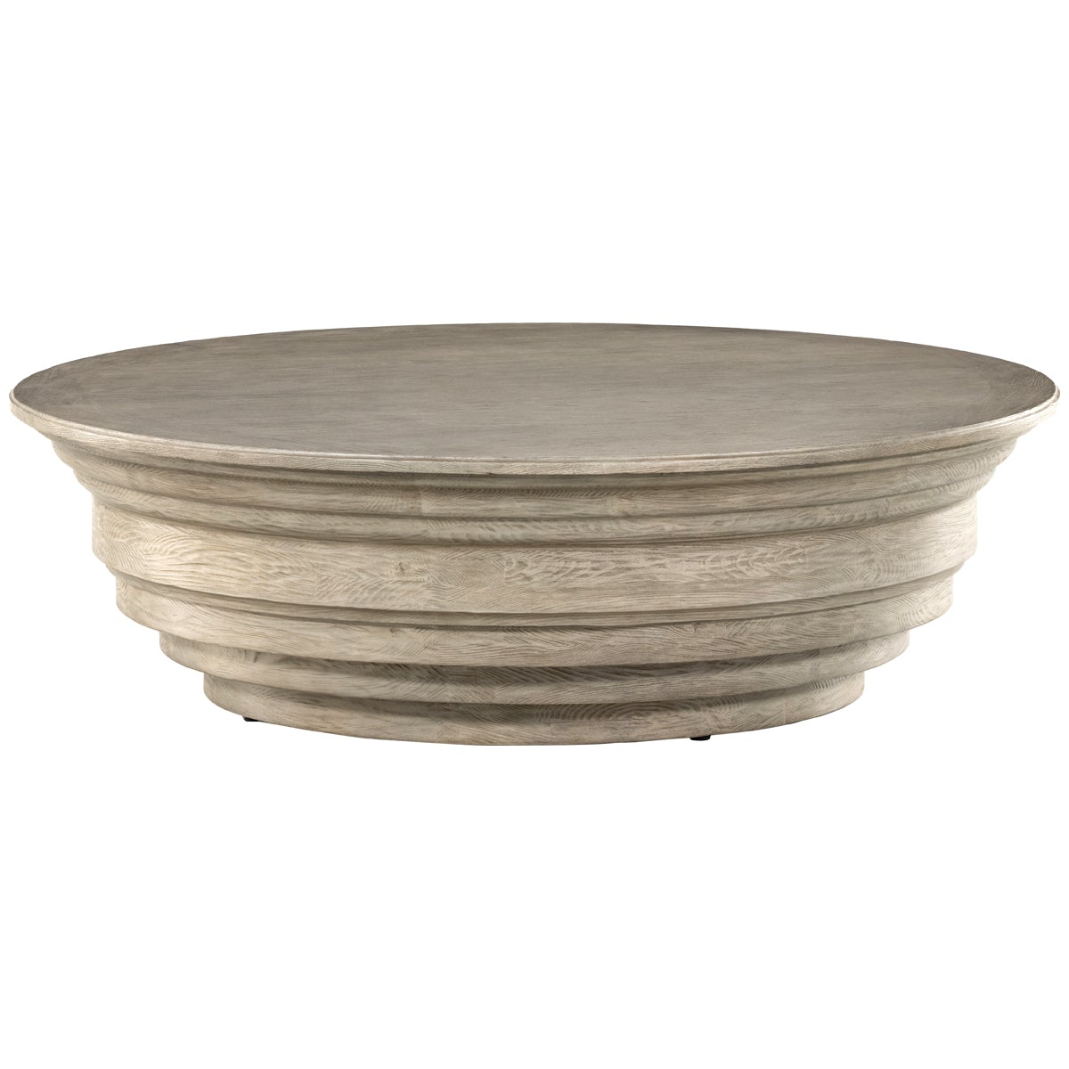 Table basse en bois Hughes Caldwell Four Hands - Chêne blond patiné