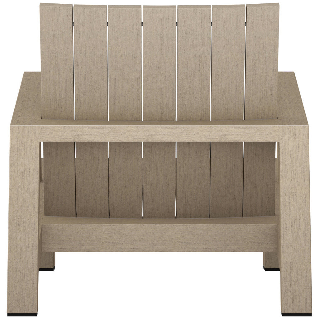 Chaise d'extérieur Four Hands Solano Dorsey avec pouf