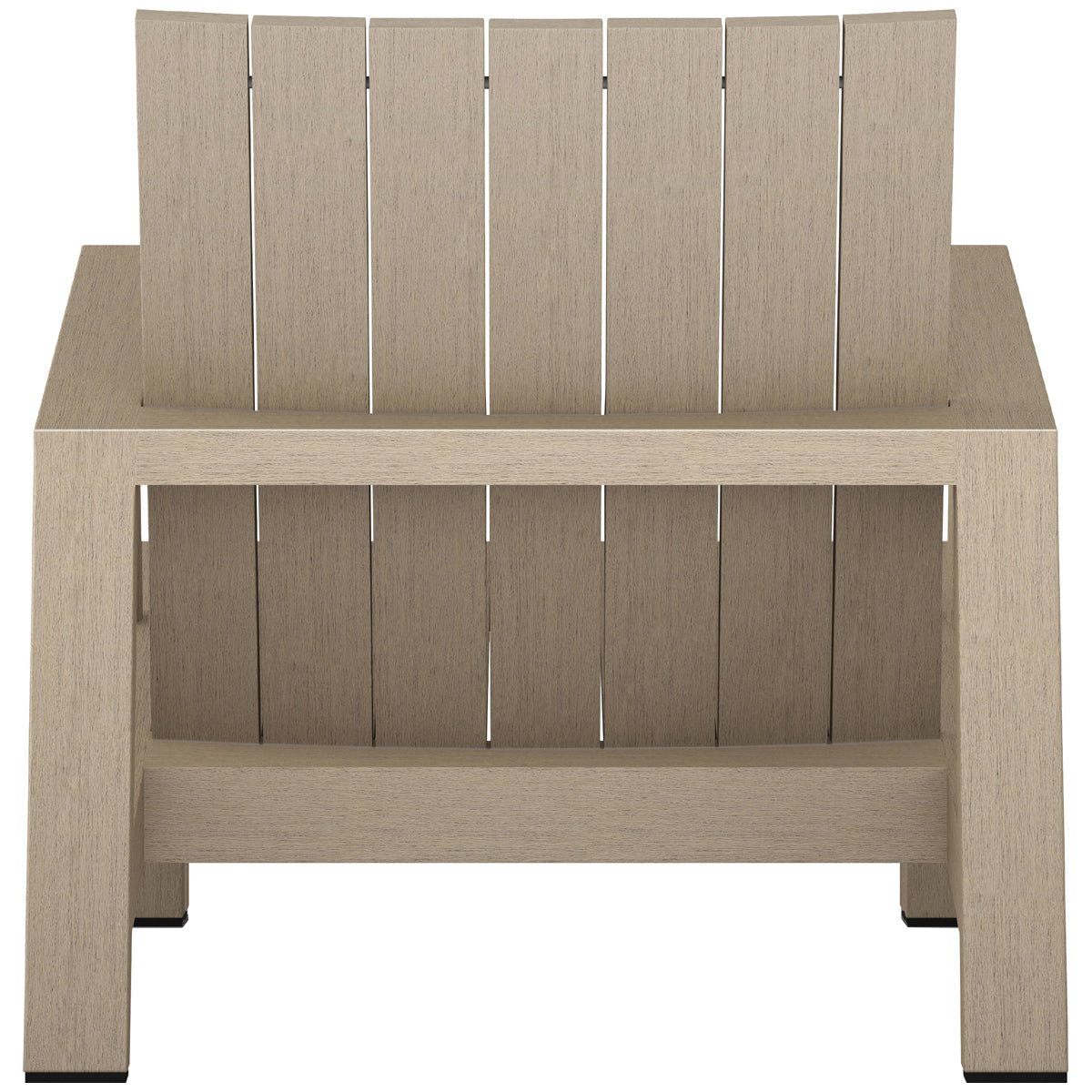 Chaise d'extérieur Four Hands Solano Dorsey avec pouf