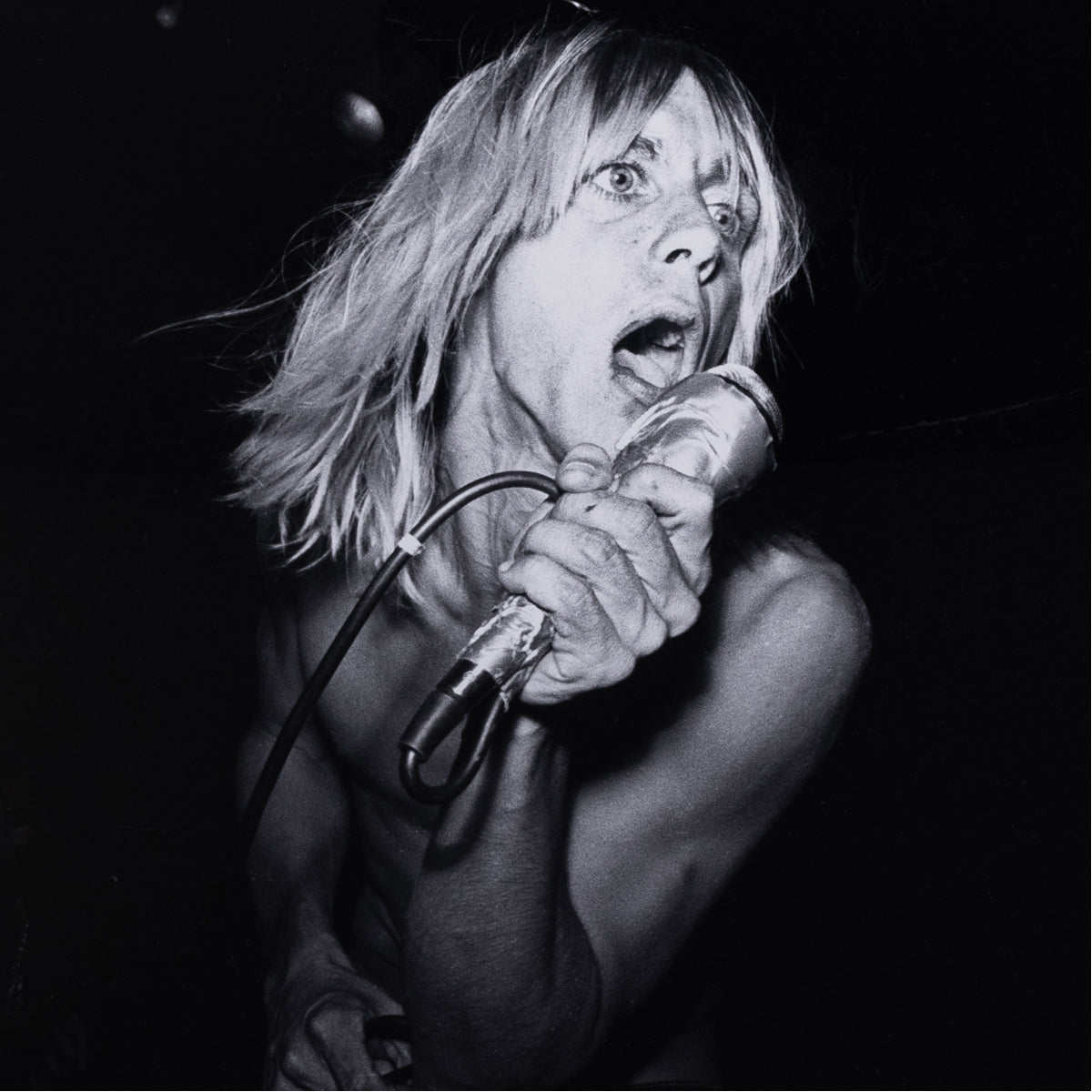 Four Hands Art Studio Iggy Pop se produisant au Whisky