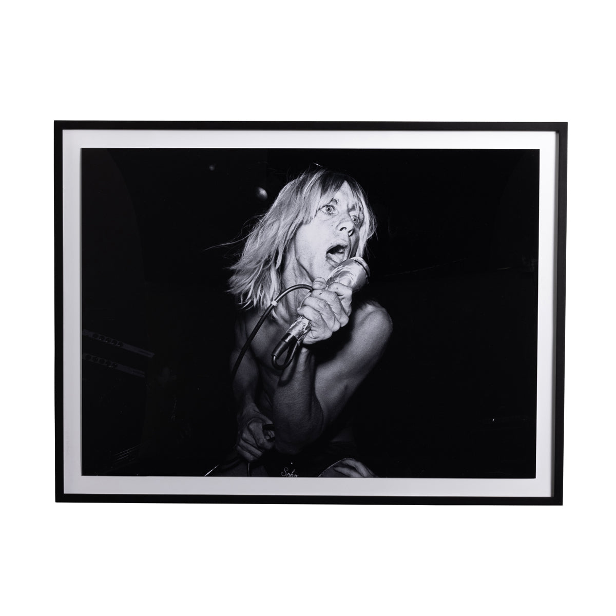 Four Hands Art Studio Iggy Pop se produisant au Whisky