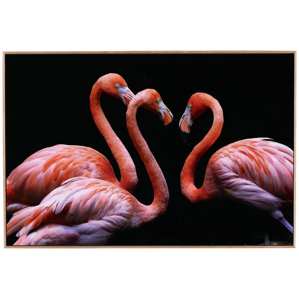 Four Hands Art Studio Trois flamants roses par Getty Images
