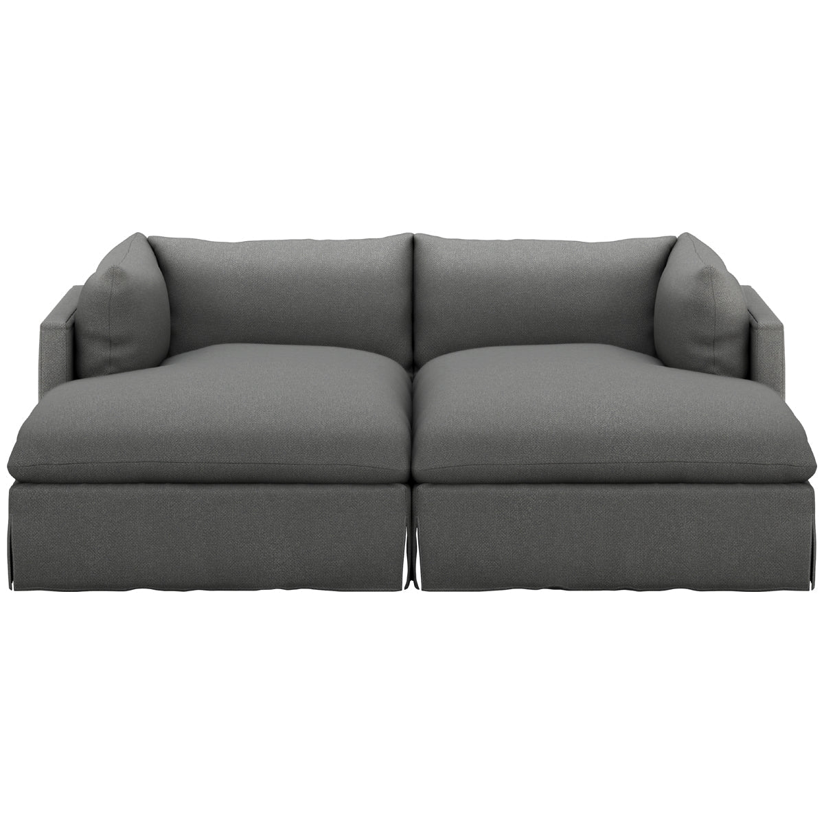 Canapé sectionnel double méridienne Four Hands Atelier Habitat - Anthracite Fallon
