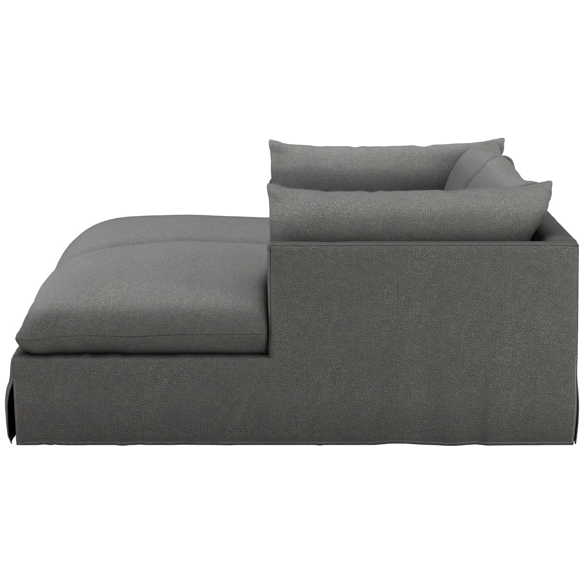 Canapé sectionnel double méridienne Four Hands Atelier Habitat - Anthracite Fallon