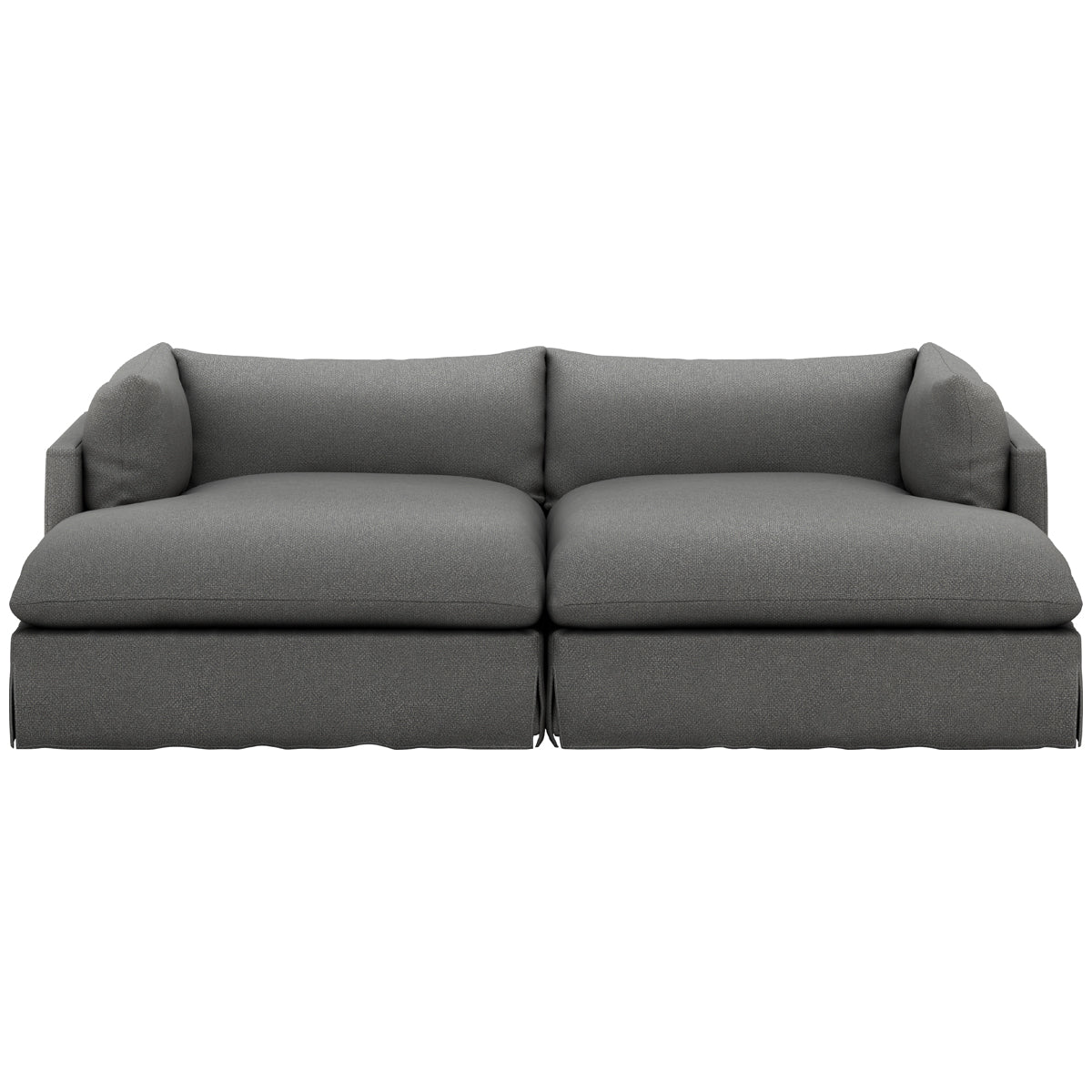 Canapé sectionnel double méridienne Four Hands Atelier Habitat - Anthracite Fallon