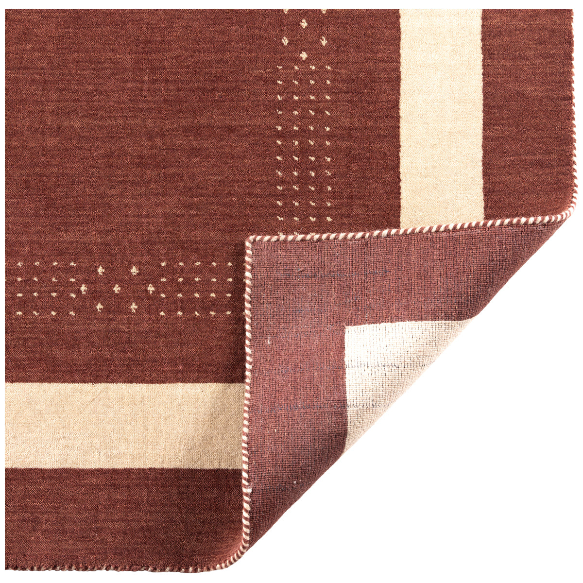 Tapis nomade Sarre à quatre mains