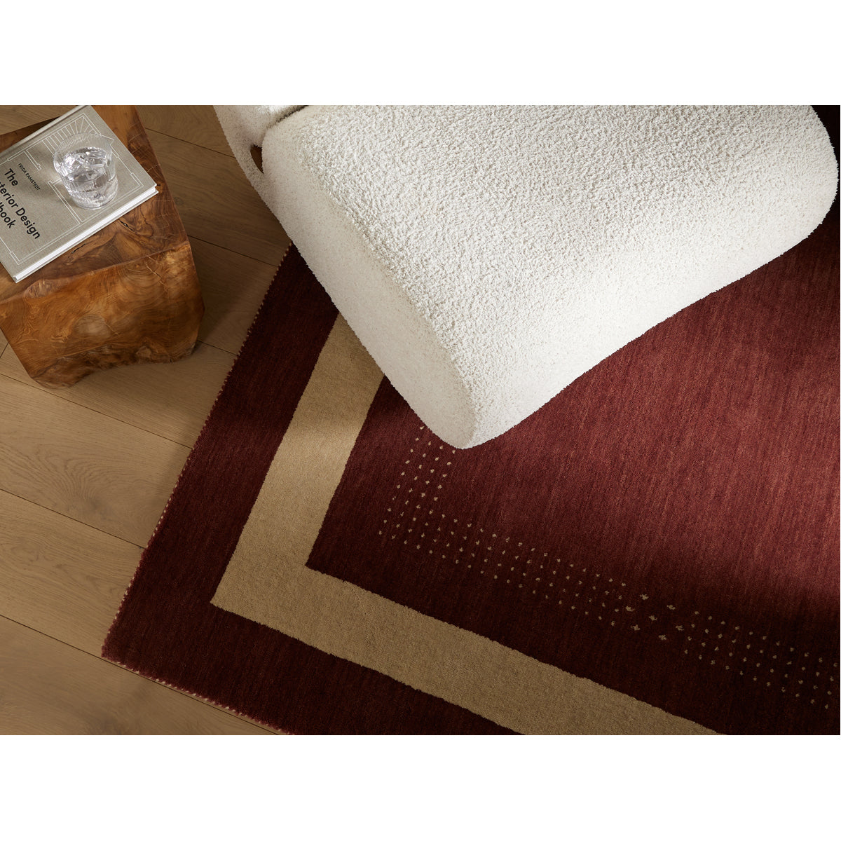 Tapis nomade Sarre à quatre mains