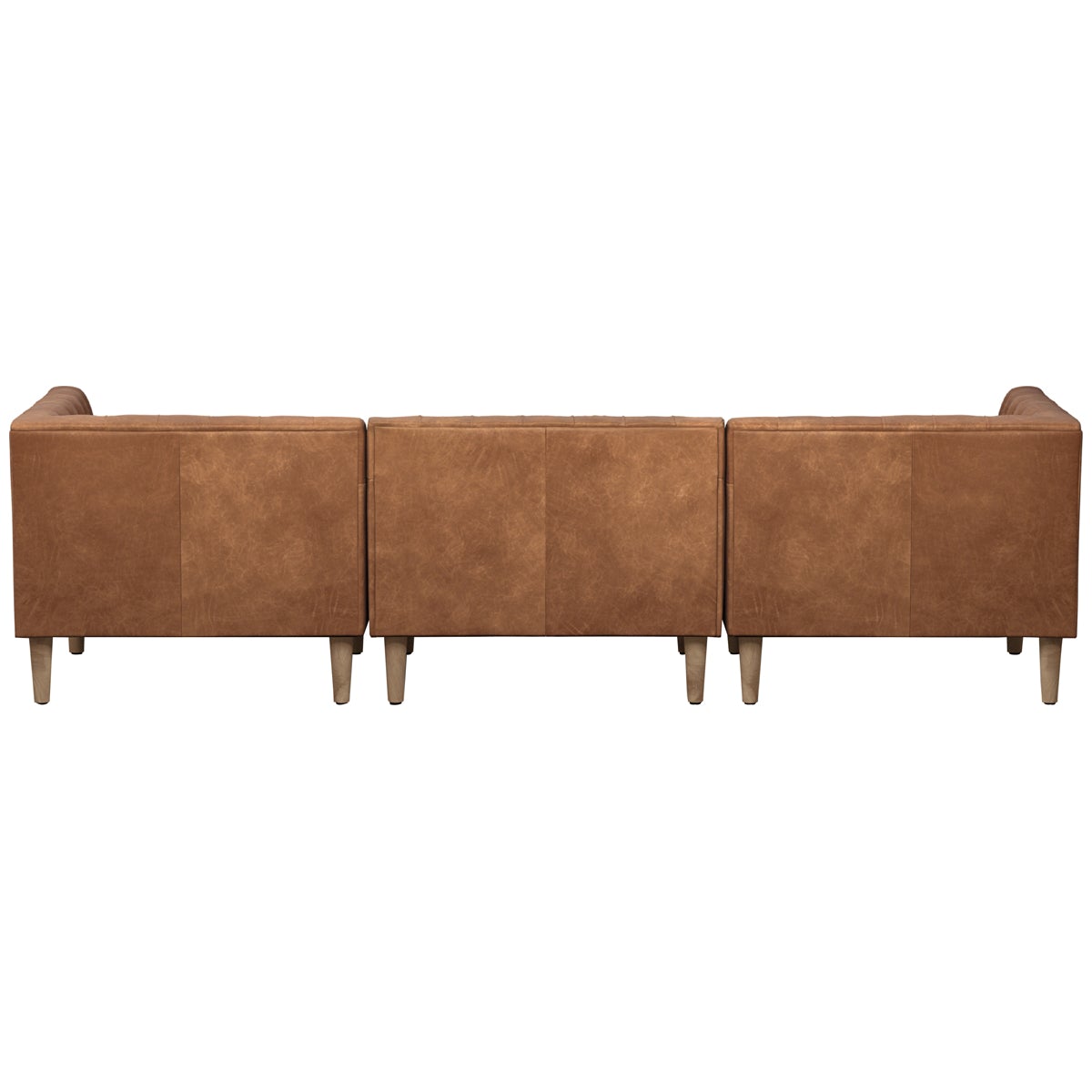 Canapé 3 pièces Carnegie William à quatre mains avec pouf