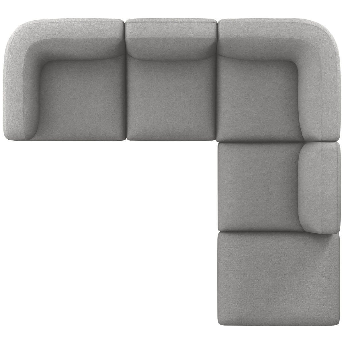 Canapé sectionnel 4 pièces Easton Mabry avec pouf
