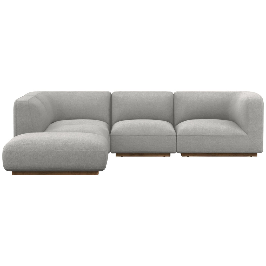 Canapé sectionnel 4 pièces Easton Mabry avec pouf