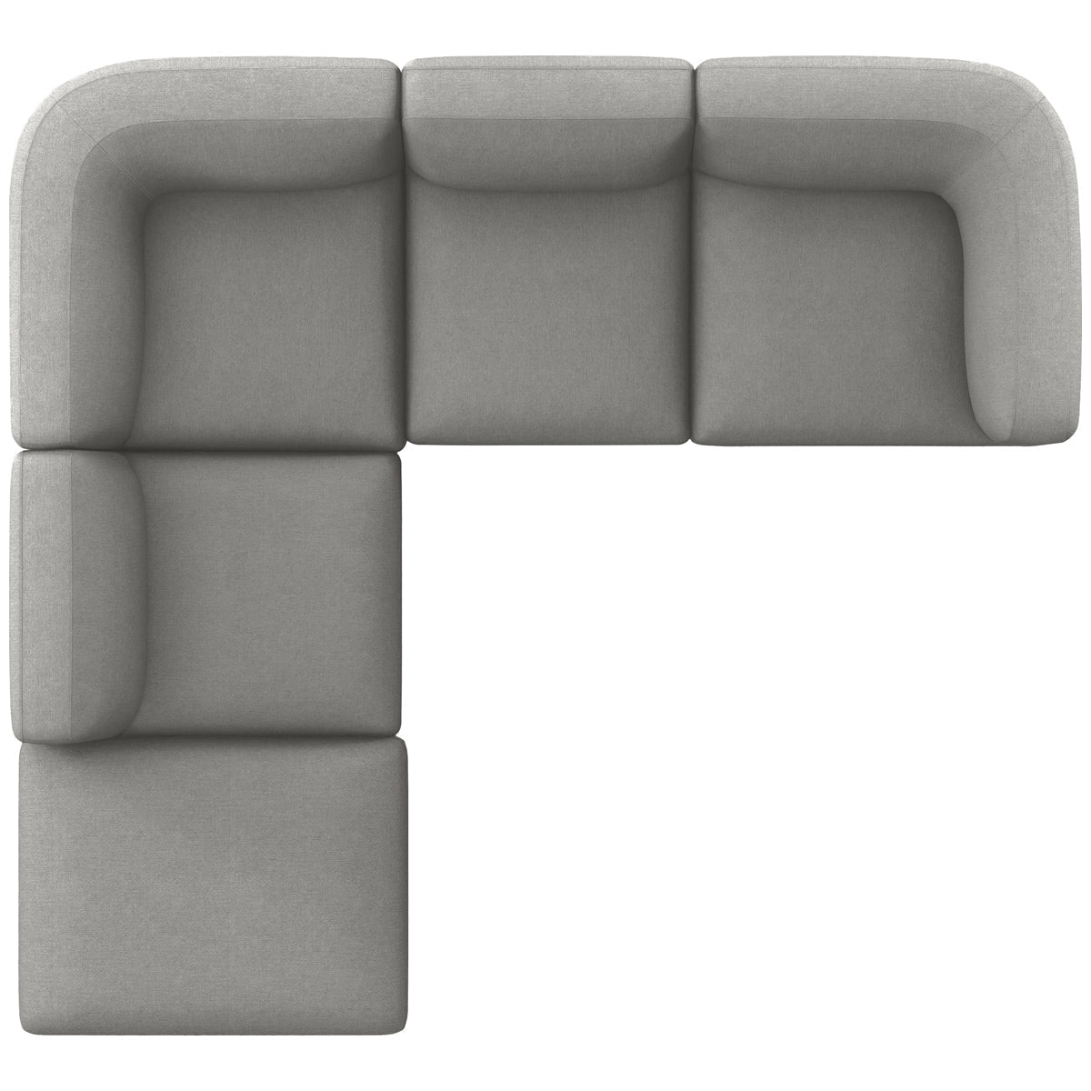 Canapé sectionnel 4 pièces Easton Mabry avec pouf