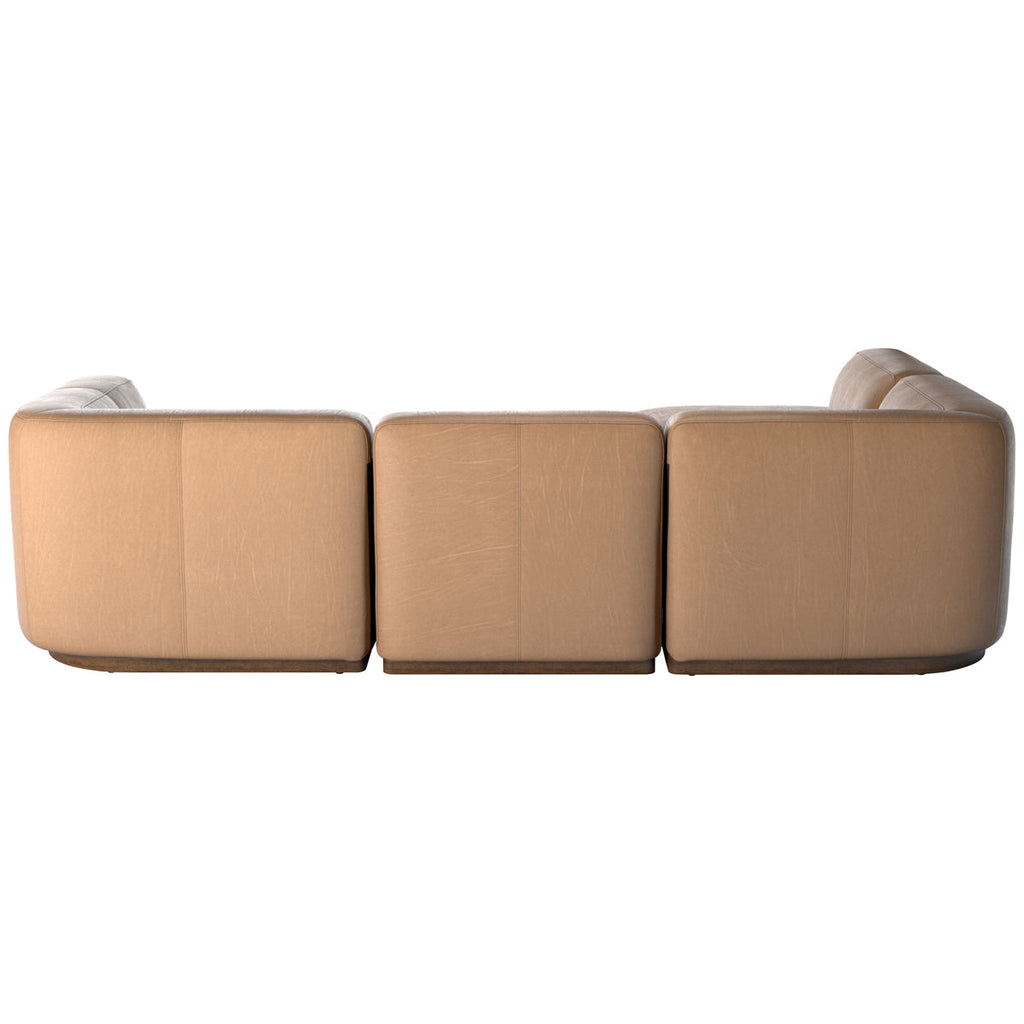 Canapé sectionnel 4 pièces Easton Mabry avec pouf