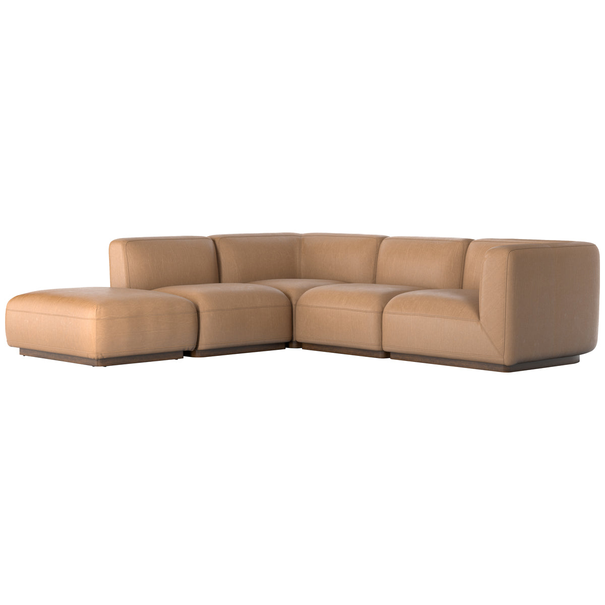Canapé sectionnel 4 pièces Easton Mabry avec pouf