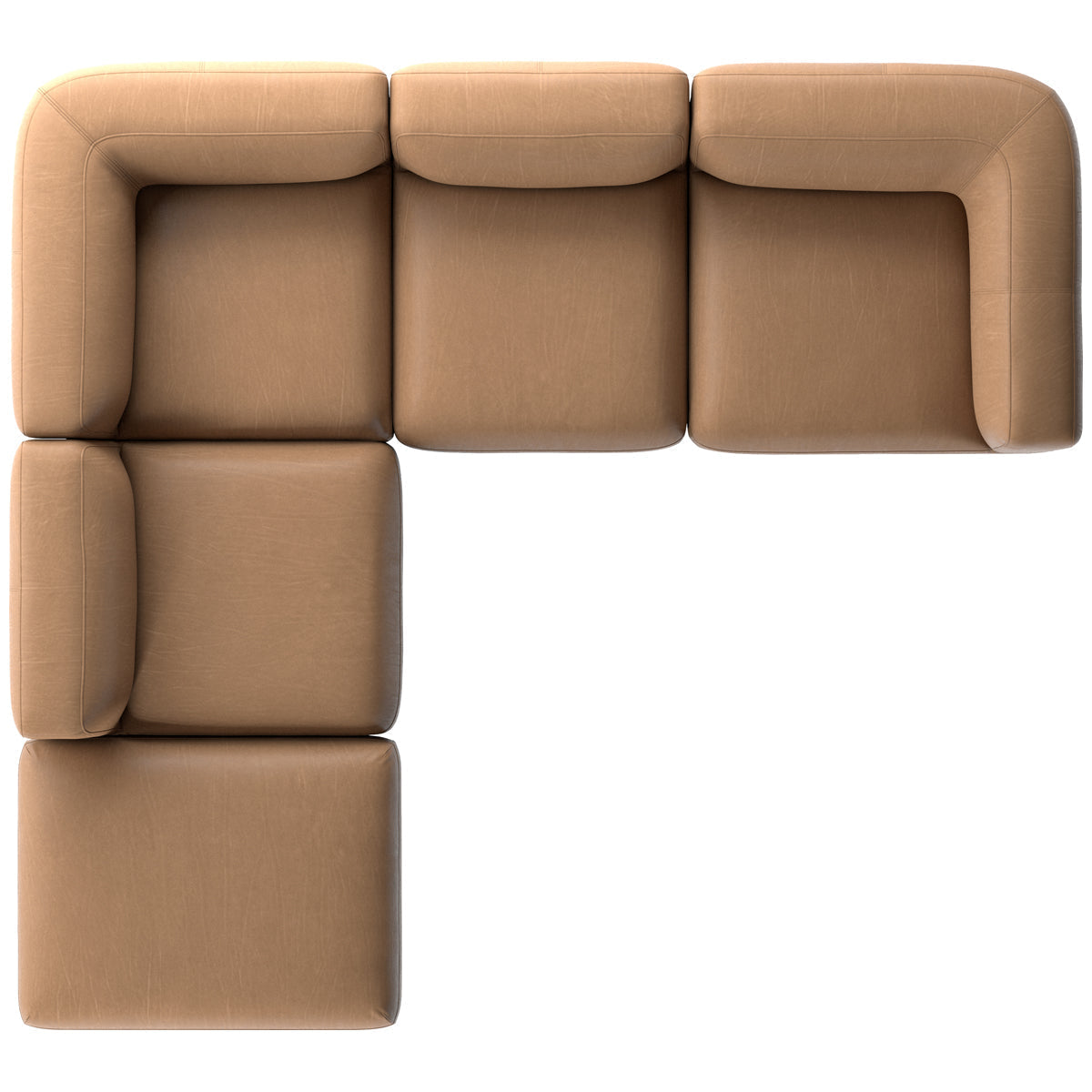 Canapé sectionnel 4 pièces Easton Mabry avec pouf