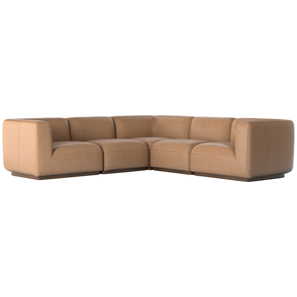Canapé modulable Easton Mabry 5 pièces à quatre mains - Nantucket Taupe