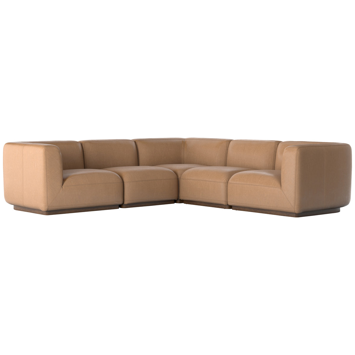 Canapé modulable Easton Mabry 5 pièces à quatre mains - Nantucket Taupe
