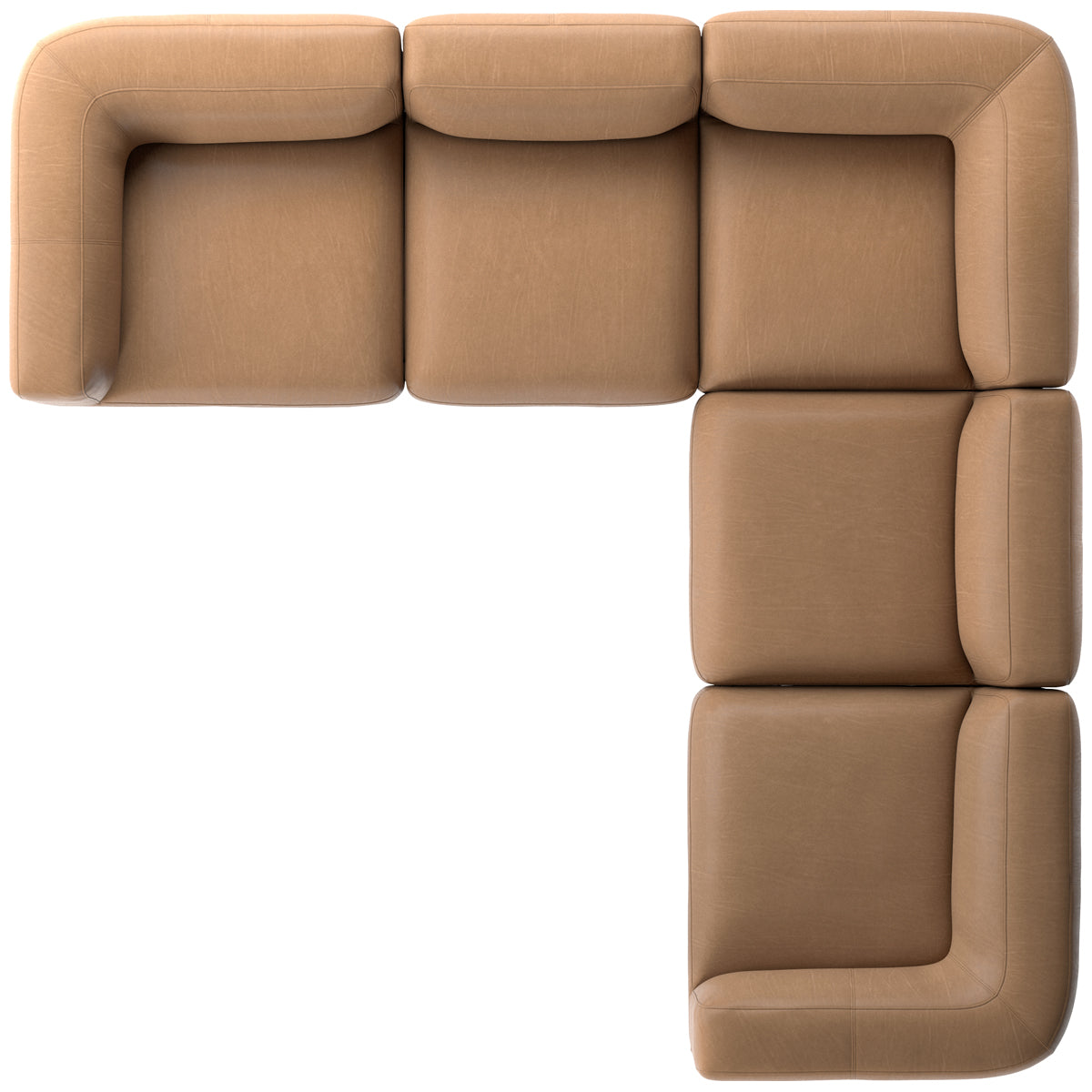 Canapé modulable Easton Mabry 5 pièces à quatre mains - Nantucket Taupe