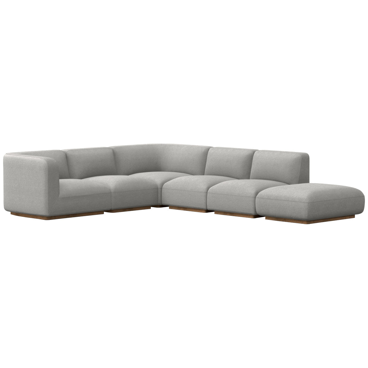 Canapé sectionnel 5 pièces Easton Mabry de Four Hands avec pouf