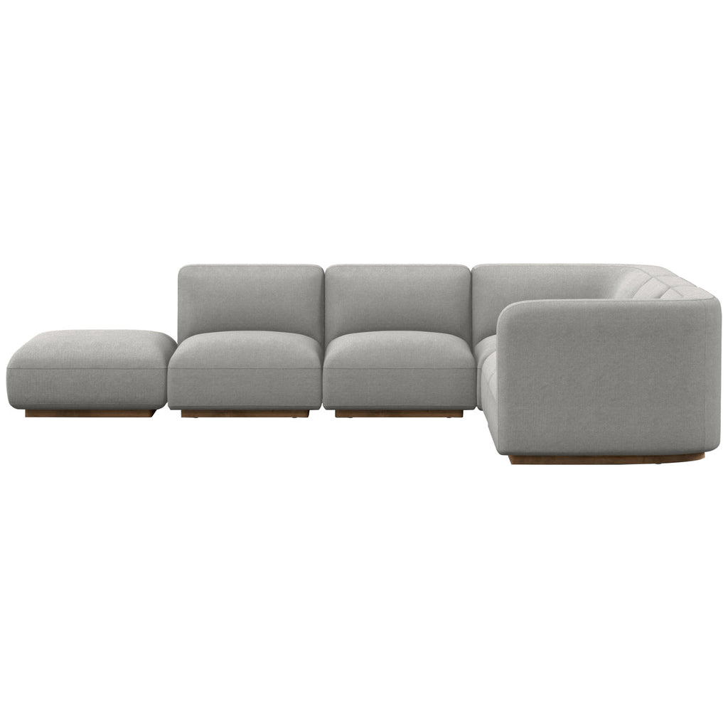 Canapé sectionnel 5 pièces Easton Mabry de Four Hands avec pouf