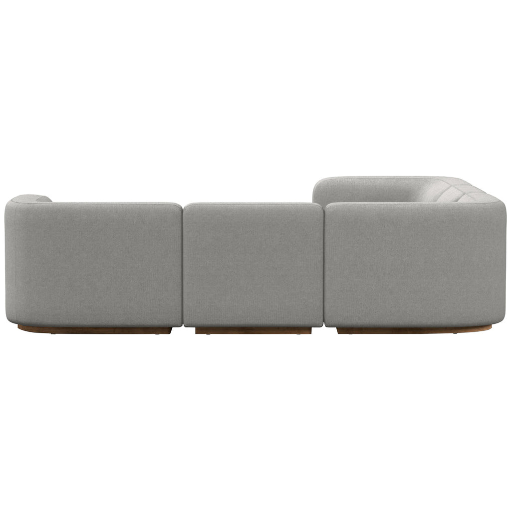 Canapé sectionnel Four Hands Easton Mabry 5 pièces de 112 pouces avec pouf