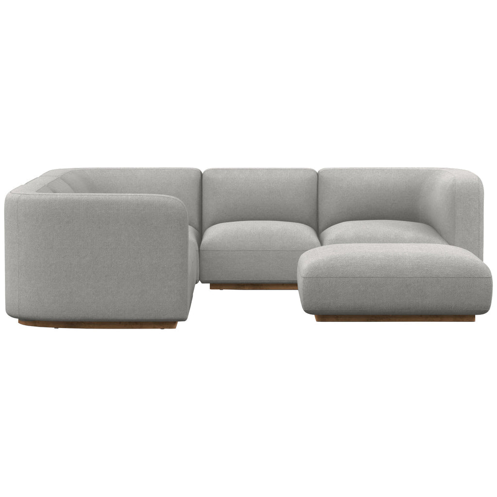 Canapé sectionnel Four Hands Easton Mabry 5 pièces de 112 pouces avec pouf
