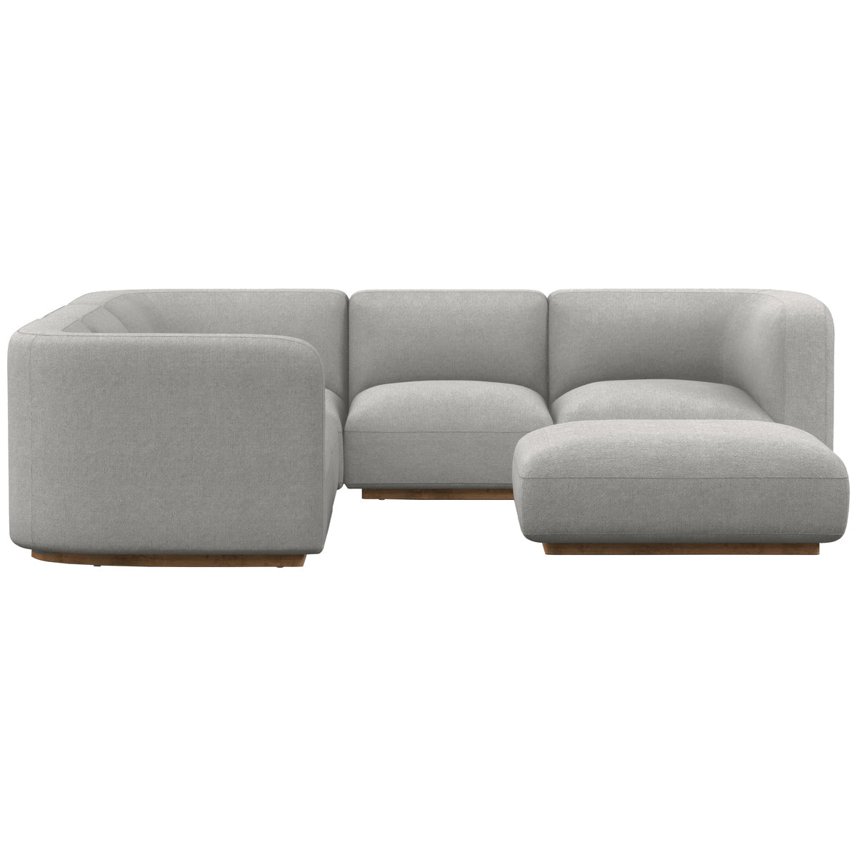 Canapé sectionnel Four Hands Easton Mabry 5 pièces de 112 pouces avec pouf