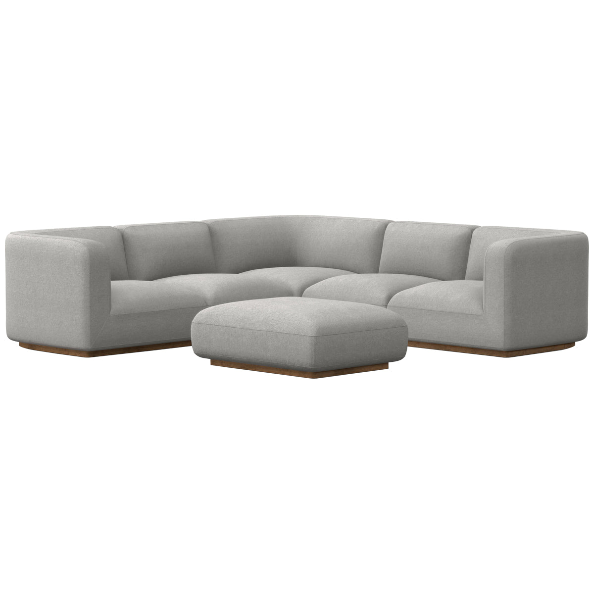 Canapé sectionnel Four Hands Easton Mabry 5 pièces de 112 pouces avec pouf