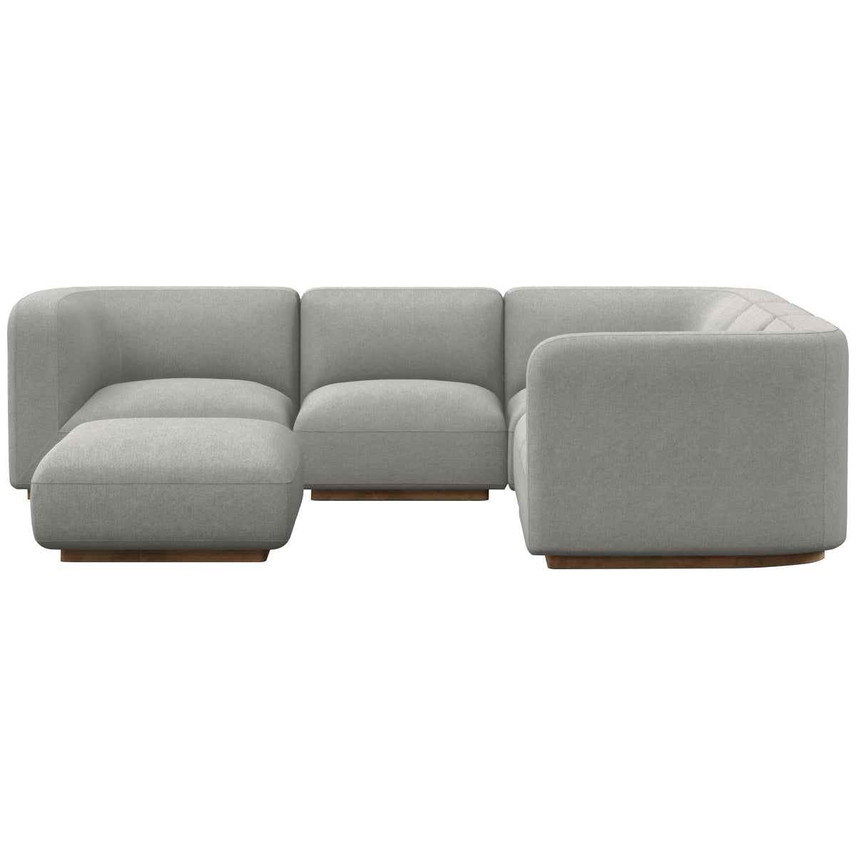 Canapé sectionnel Four Hands Easton Mabry 5 pièces de 112 pouces avec pouf