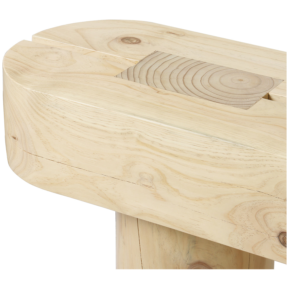 Console Bishop Conroy à quatre mains - Pin naturel