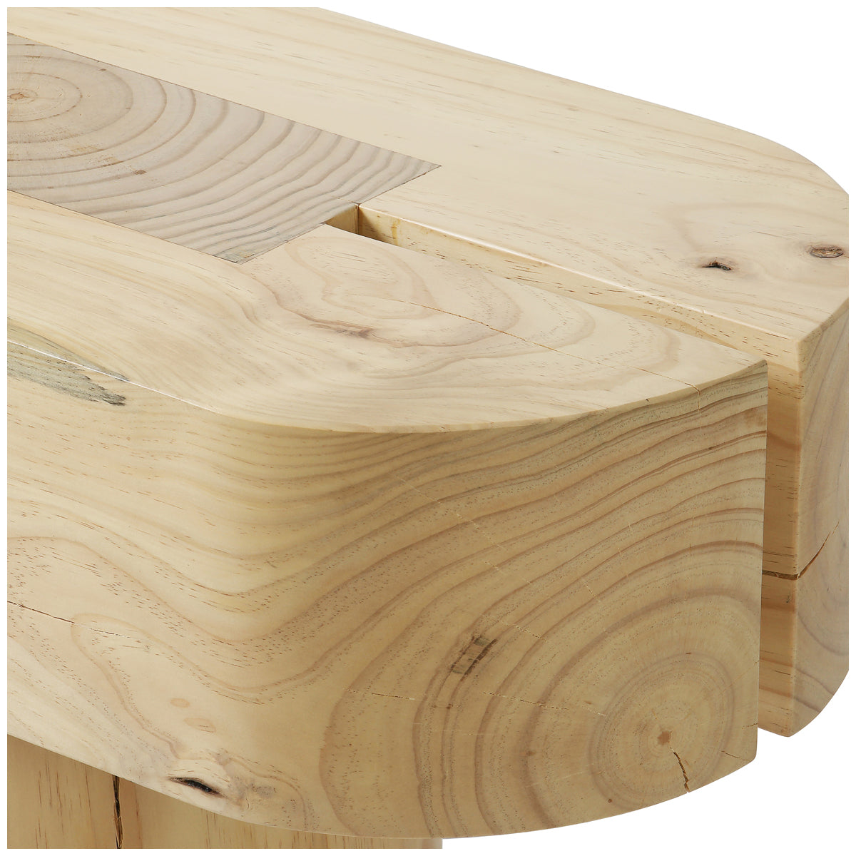 Console Bishop Conroy à quatre mains - Pin naturel